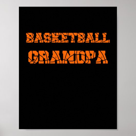 Poster Grand père de basket (Devant)