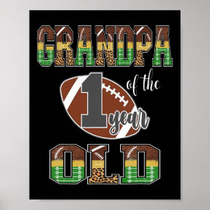 Poster Grand-père du footballeur de 1 an 1re année Down B
