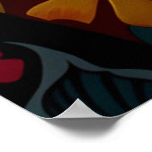 Poster Grand-Père Et Son Chat (Coin)