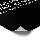 Poster Grand-père grand-père drôle Fête des pères grand-g (Coin)