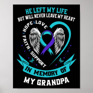 Poster Grand-père Suicide Prévention Prévention du suicid