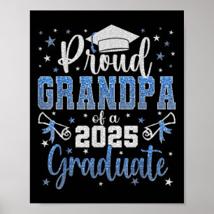 Poster Grand-Père Super Fière De 2025 Diplômé Fa