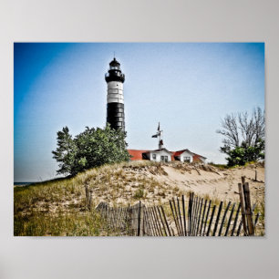 Poster Grand phare de point de sable