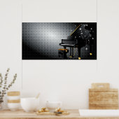 Poster Grand Piano (Cuisine)
