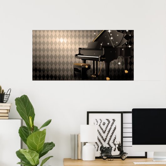 Poster Grand Piano (Bureau à domicile)