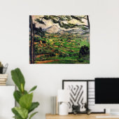 Poster Grand pin - Paul Cezanne - c1890 (Bureau à domicile)