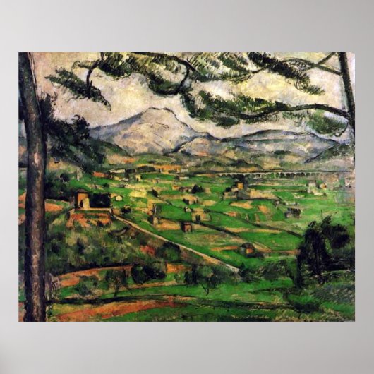 Poster Grand pin - Paul Cezanne - c1890 (Devant)