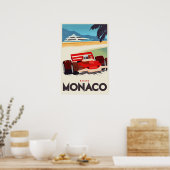Poster Grand Prix de Monaco (Cuisine)