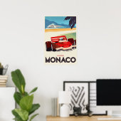Poster Grand Prix de Monaco (Bureau à domicile)