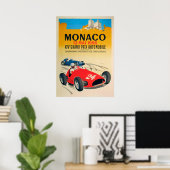 Poster Grand Prix de Monaco 1956 (Bureau à domicile)