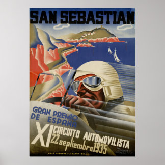 Poster Grand Prix de Saint-Sébastien 1935