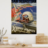 Poster Grand Prix de Saint-Sébastien 1935 (Cuisine)