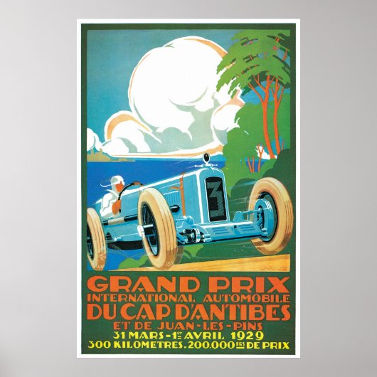 Poster Grand Prix Du Casquette Dantibes (Devant)