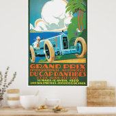 Poster Grand Prix Du Casquette Dantibes (Cuisine)