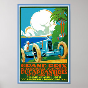 Poster Grand Prix du Casquette d'Antibes