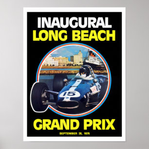 Poster Grand Prix Long Beach 1975