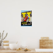 Poster Grand Prix moto Assen TT 1965 (Cuisine)