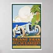 Poster Grand Prix vintage (Devant)