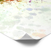 Poster Grand Rapids skyline en arrière - plan aquarelle (Coin)