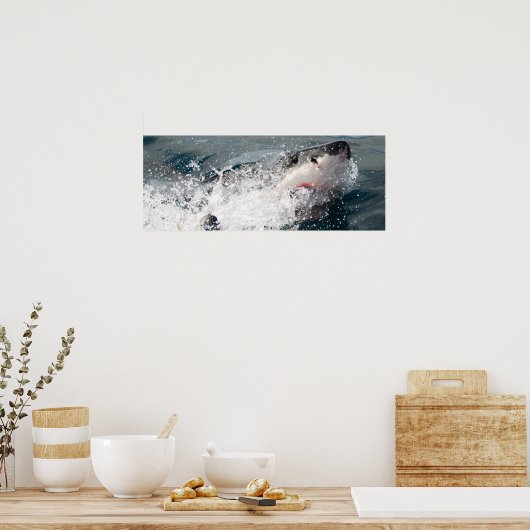 Poster Grand requin blanc (Cuisine)