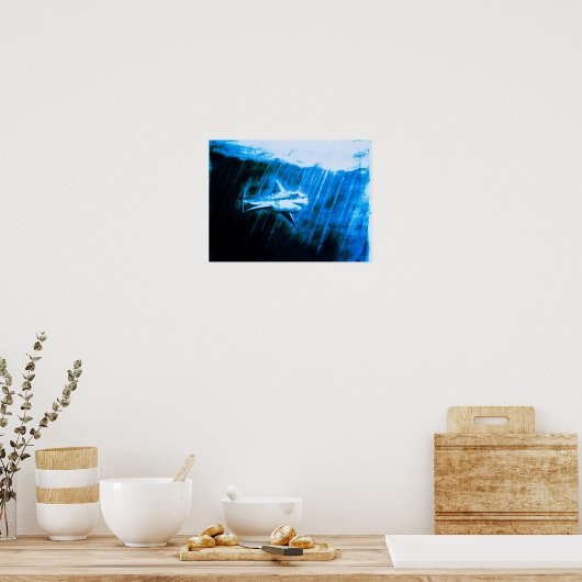 Poster Grand requin blanc (Cuisine)