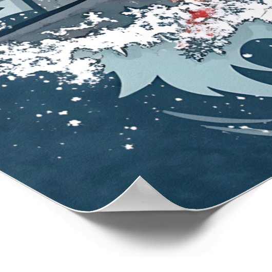 Poster Grand requin blanc Deep Sea Deeper Scars (Coin)