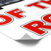 Poster Grand Roi Bleu de la Route #1 (Coin)