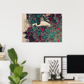 Poster Grand rouge d'aigrettes (Bureau à domicile)