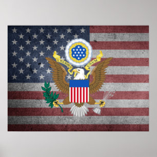 Poster Grand sceau des États-Unis