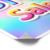 Poster Grand Script de Vente   Logo  Garage de Cour Holog (Coin)