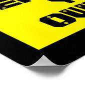 Poster GRAND SIGNE D'Avertissement ENTREZ À VOS PROPRES R (Coin)