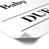 Poster Grand Soeur Grossesse Faire-part journal Pold (Coin)