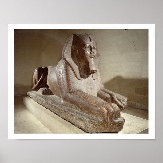Poster Grand Sphinx, de Tanis (granit) (Devant)