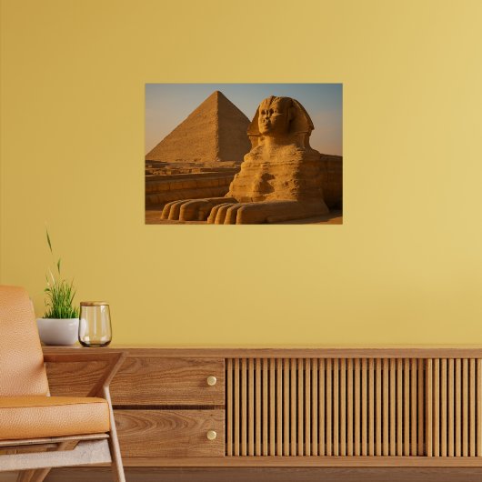 Poster Grand Sphinx & Pyramides Wall Art (Salon 2)