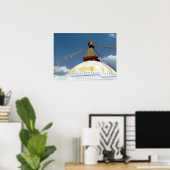 Poster Grand Stupa de Boudha, Katmandou, Népal (Bureau à domicile)