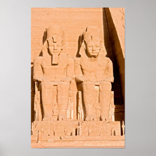 Poster Grand Temple d'Abou Simbel - Ramsès II - Égypte