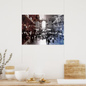 Poster Grand terminal central, NYC, gare (Cuisine)