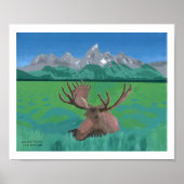 Poster Grand Teton (Devant)