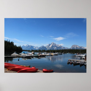 Poster Grand Teton, États-Unis, Wyoming National Park