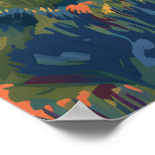 Poster Grand Teton National Park Mountains Bison Wyoming (Coin)