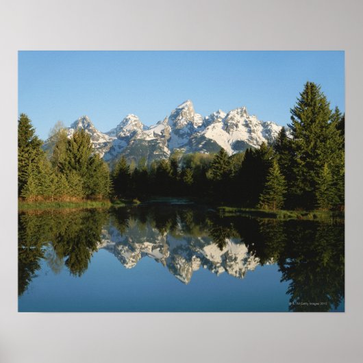 Poster Grand Teton National Park, Teton Range, Wyoming, (Devant)