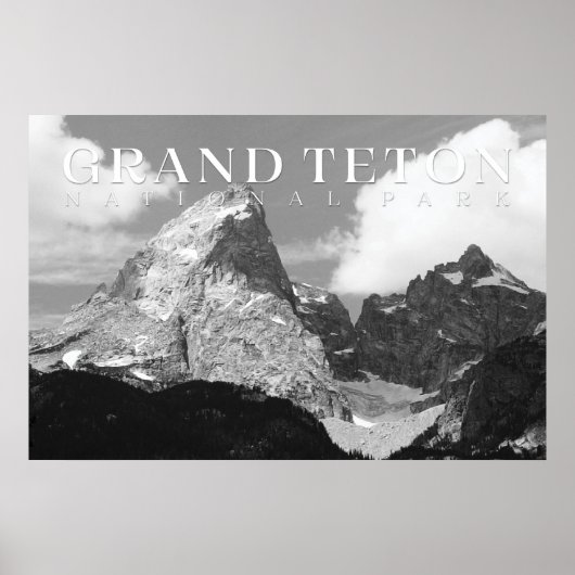 Poster Grand Teton, Parc National Imprimer (Devant)