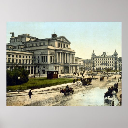 Poster Grand théâtre, Varsovie (Devant)