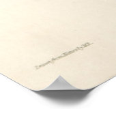 Poster Grand Trillium Fleuri (Coin)