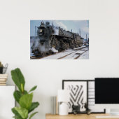 Poster Grand Trunk Western Railroad, 2-8-4, no 6327, nea (Bureau à domicile)