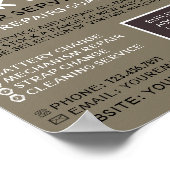 Poster Grand visage Horloge, Horologiste Publicité (Coin)