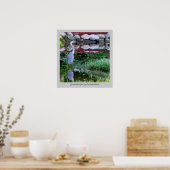 Poster Grand Zen Bleu (Cuisine)