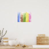 Poster grande aquarelle arrière - plan - aquarelle peintu (Cuisine)