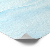 Poster Grande aquarelle Ocean Art (Coin)