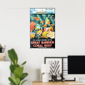 Poster Grande barrière de corail (Bureau à domicile)